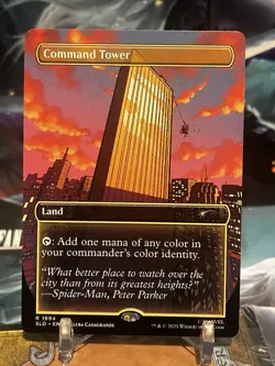 MTG | Command Tower (1994) [Secret Lair Spiderman] NF - Image 1