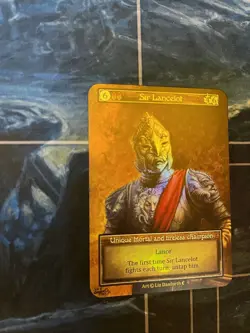 Sorcery TCG Sir Lancelot Foil Promo Team Covenent - Image 2