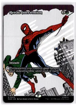 MTG Heroic Intervention (Borderless) M 34 NM - Image 1