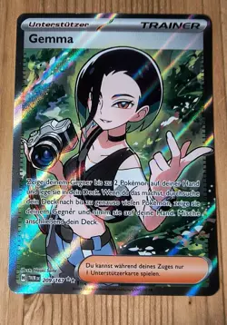 Pokemon TCG Gemma 209/167 Maskerade Im Zwielicht Fullart Deutsch Near Mint - Image 1