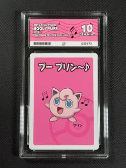 ACE 10 Jigglypuff OLD MAID Japanese Pokemon Card Pokemon Center GEM MINT - Image 1