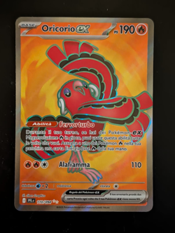 Carta Pokemon ORICORIO EX 110/094 Fiamme Spettrali PFL Full Art Holo Rara ITA NM - Image 1