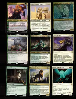 CATS!-100 Card Magic the Gathering Commander Deck-Rares-Mythics-MTG-Arahbo - Image 1