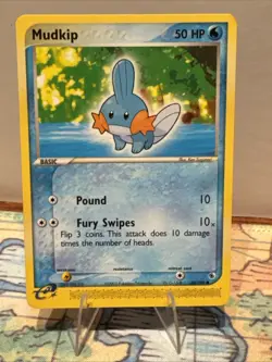 Pokemon Mudkip EX TCG Ruby and Sapphire Card 60/109 Regular Common - Image 1