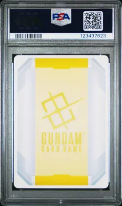 PSA10 Gundam Card Game EX Base #001 GEM MINT Limited Box Ver. Beta Japan 2024 - Image 2
