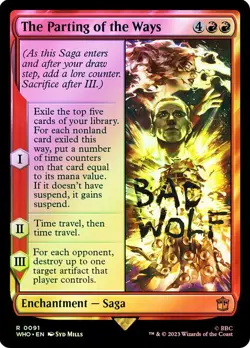 The Parting of the Ways Foil Doctor Who Commander NM MTG - Image 1