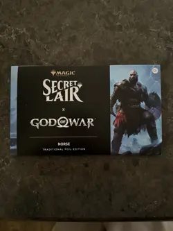 Secret Lair x God of War: Norse Foil Edition Playstation Superdrop MTG Sealed - Image 1