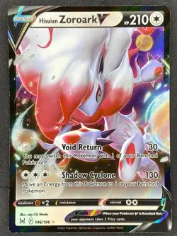 Pokemon Hisuian Zoroark V 146/196 LOR Lost Origin NM - Image 1