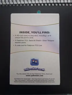 Pokemon TCG Sword and Shield Silver Tempest Build and Battle Box - Image 3
