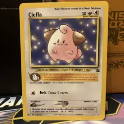 Pokemon TCG Cleffa WotC Black Star Promo #31 (2001) - Image 1