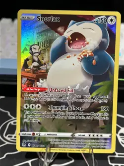 Snorlax TG10/TG30 Lost Origin Trainer Gallery NM Ultra Rare Pokemon TCG 2022 - Image 1