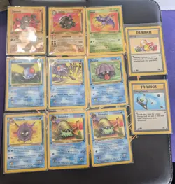 Pokemon TCG Fossil 1st Edition - Lot of 11 - LP/NM - Image 1