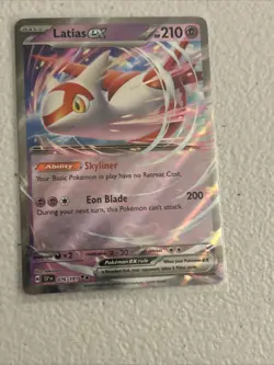 Latias EX 76/191 Surging Sparks Scarlet & Violet Double Rare Pokemon TCG NM/M - Image 1