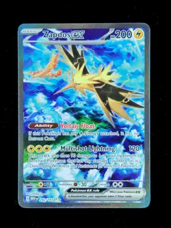 Zapdos ex 202 Pokemon 151 MEW set 2023 NM 🔥🔥🔥 - Image 1