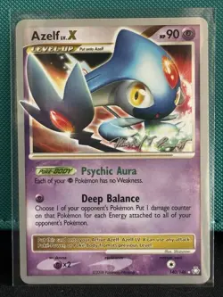 Pokemon TCG - Azelf Lv. X 140/146 Ultra Rare World Championships 2010 - Image 1