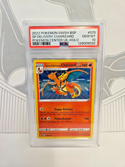 PSA 10 Special Delivery Charizard SWSH 075 Gem Mint Pokemon Promo 2022 - Image 1