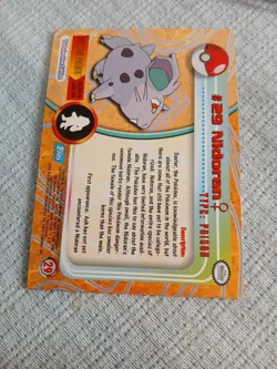 1999 Pokemon TCG - TOPPS Series 1: Nidoran #29 - NM/LP - Image 2