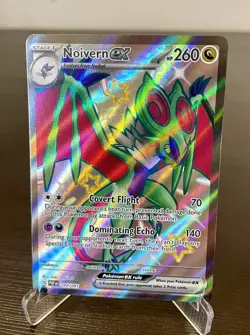 Pokemon TCG Noivern ex SV: Paldean Fates 220/091 Holo Shiny Ultra Rare MINT! - Image 1