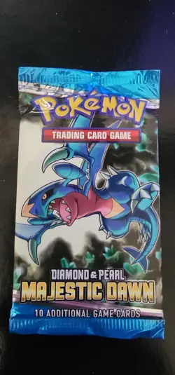 Pokemon TCG - Diamond & Pearl: Majestic Dawn Booster Pack (Garchomp) - Image 1