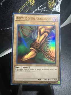 Yu-Gi-Oh #YGLD-ENA18 Right Leg of the Forbidden One 1st Edition Ultra Rare NM - Image 1