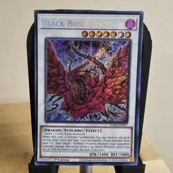 Yugioh! Black Rose Dragon - RA04-EN057 - Secret Rare - 1st Edition Near Mint, En - Image 1