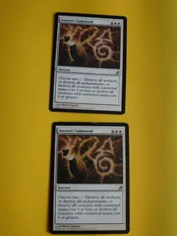 Austere COmmand. Rare SOrcey MTG 2 Card. Lorwyn. - Image 1