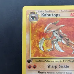Pokemon TCG Kabutops 1st Edition 24/62 Fossil Unlimited Non-Holo Card LP - Image 2
