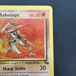 Pokemon TCG Kabutops 1st Edition 24/62 Fossil Unlimited Non-Holo Card LP - Image 3
