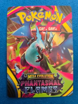 Mega Charizard Trainer Tips Card Pokemon TCG: Phantasmal Flames Near Mint (NM) - Image 1