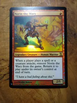 Norin the Wary Foil NM Mystery Booster 2019 MTG | Rare Magic the Gathering Card - Image 1
