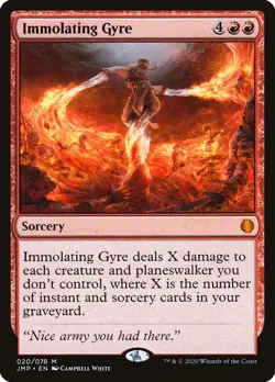 1x Immolating Gyre - NM - Jumpstart - SPARROW MAGIC mtg - Image 1