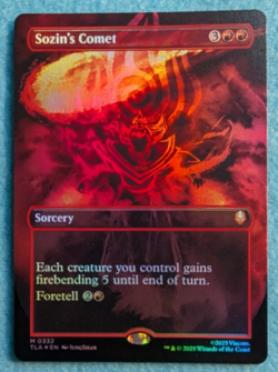 x1 Sozin's Comet (Borderless) (Foil) - Avatar: The Last Airbender - #332 - Image 2
