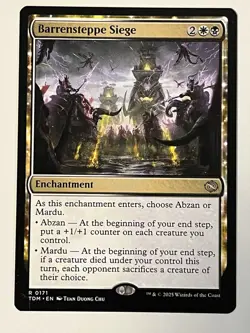 Barrensteppe Siege Tarkir: Dragonstorm Non-Foil Regular MTG NM - Image 1