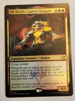 OB Nixilis, Captive Kingpin Mythic Foil #41 NM+ - Image 1