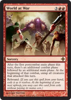1 x World at War - Rise of the Eldrazi - Heavy Play - MTG - Image 1