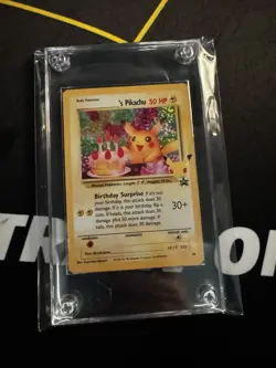 Pokemon Pikachu TCG Birthday Celebrations Holo Rare Card #24 Classic Collection - Image 1
