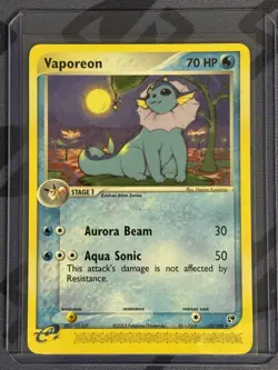 Pokemon TCG - Vaporeon 25/100 Normal - Lightly Played - Vintage 2003 E-Reader - Image 3