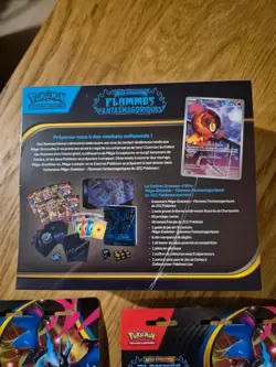 Lot ETB + 2 tripack pokemon me02 flammes fantasmagoriques neuf scelle Fr - Image 3