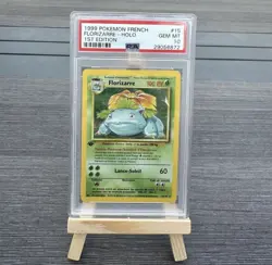 1999 Pokemon French 1st Edition Venusaur Holo PSA 10-Rare Vintage - Base Set #15 - Image 1