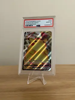Pokemon Card Pikachu VMAX Vivid Voltage Full Art Holo PSA 10 Gem Mint #44/185 - Image 1