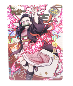 Demon Slayer SR Nezuko Kamado SR Pieces of Time Holo Anime Trading Card - Image 1