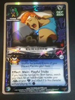 Yu Yu Hakusho TCG CCG Kuwabara Young Friend C125 1st Edition Exile Foil Card - Image 1