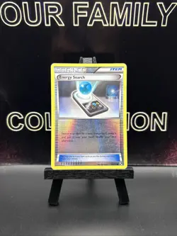 Pokemon Card Energy Search Black & White Reverse Holo 93/114 MP - Image 1