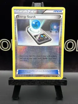 Pokemon Card Energy Search Black & White Reverse Holo 93/114 MP - Image 2