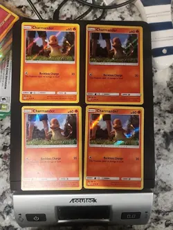 Pokemon TCG Charmander Detective Pikachu Holo Card 4/18 Common - Image 1