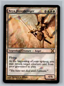 Magic The Gathering Tenth Edition Reya Dawnbringer #35/383 Promo Foil MTGReya Da - Image 1