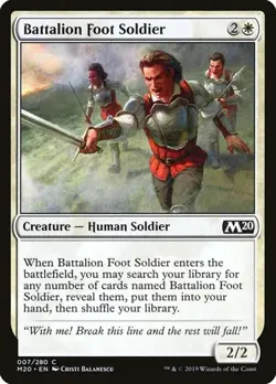 [4x] Battalion Foot Soldier M20 LP MTG - Image 1