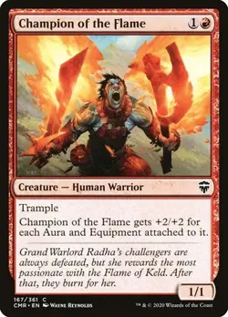 [4x] Champion of the Flame CLB LP MTG - Image 1