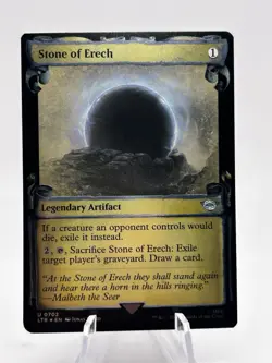 Stone of Erech 0702 Foil Showcase Scrolls The Lord of the Rings LTR MTG NM - Image 1