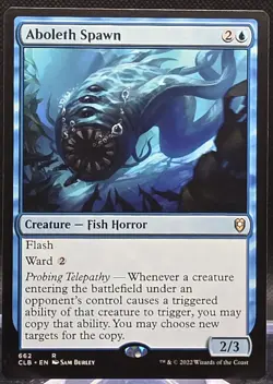 Aboleth Spawn #662 Commander Legends: Battle for Baldur's Gate Reg. Rare - Image 1